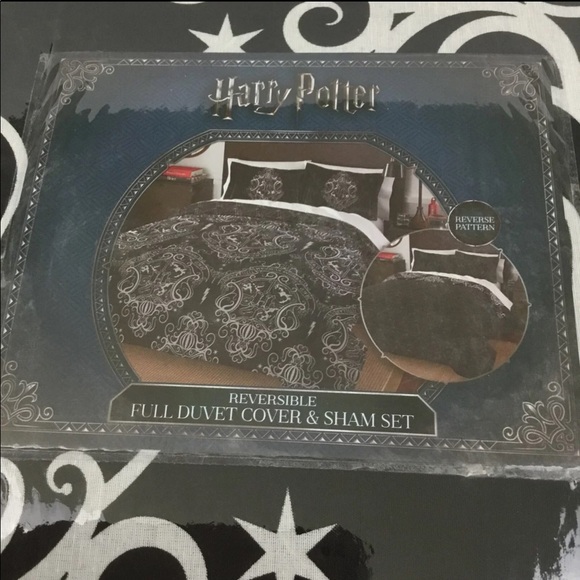 Harry Potter Black Duvet Cover and Pillowcase Set - Picture 5 of 8